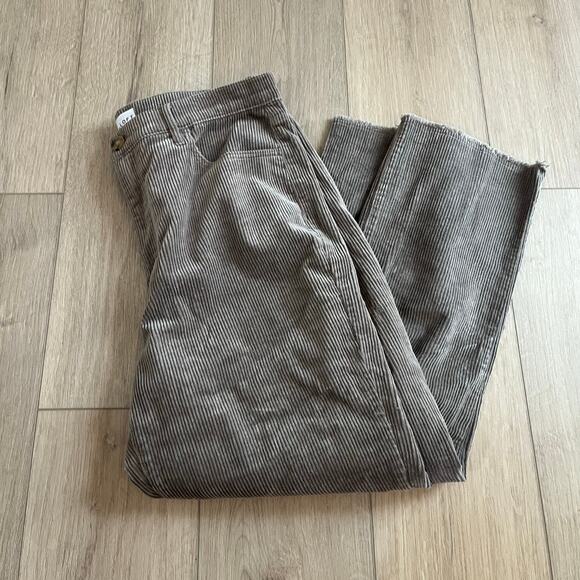 Loft Women’s Brown Straight Corduroy Pant Size 12 - Picture 1 of 10